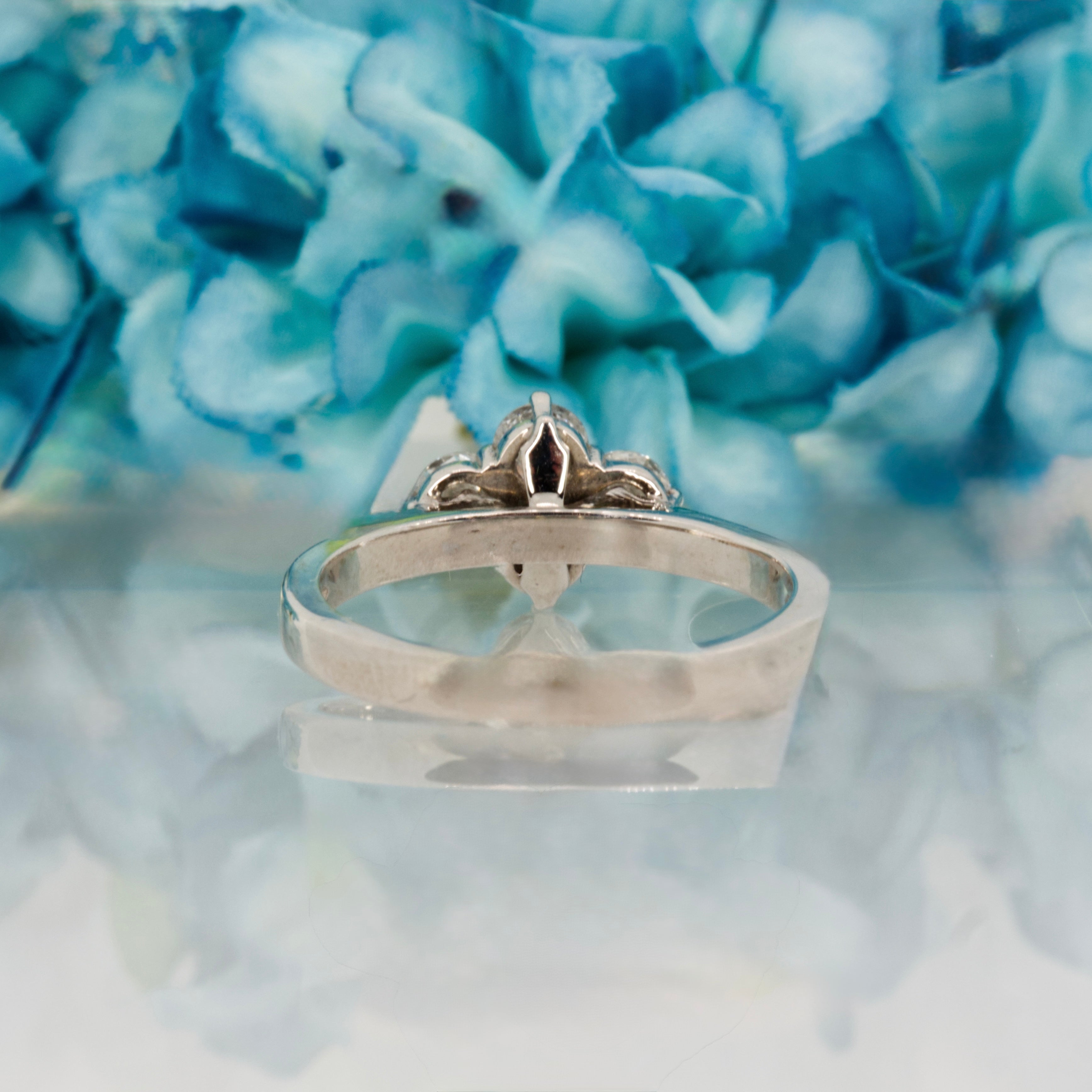 Platinum 0.78ct Round Brilliant Cut Diamond Four-Stone Ring