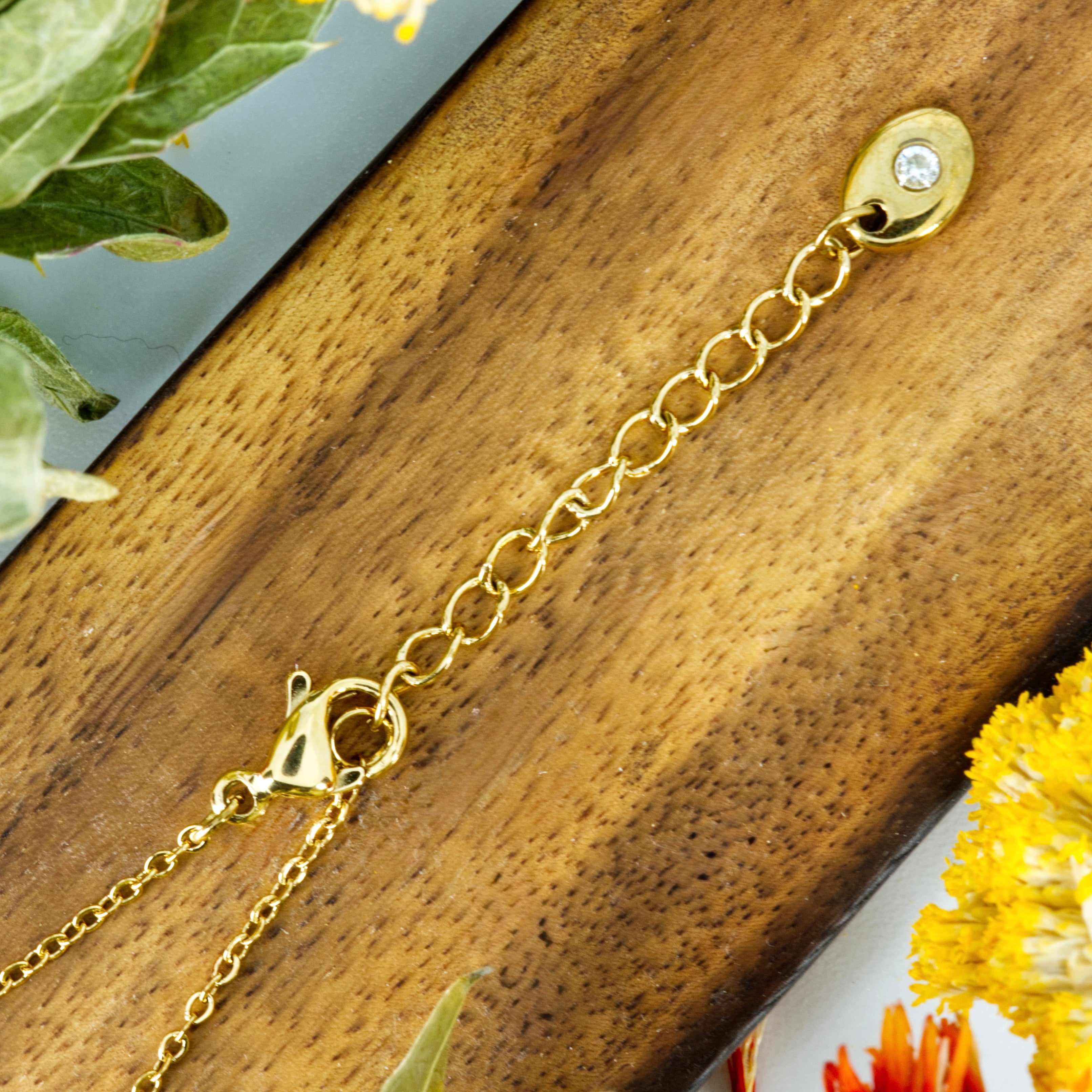 Gold Plated Mother-Of-Pearl & Cubic Zirconia Set Butterfly Bracelet