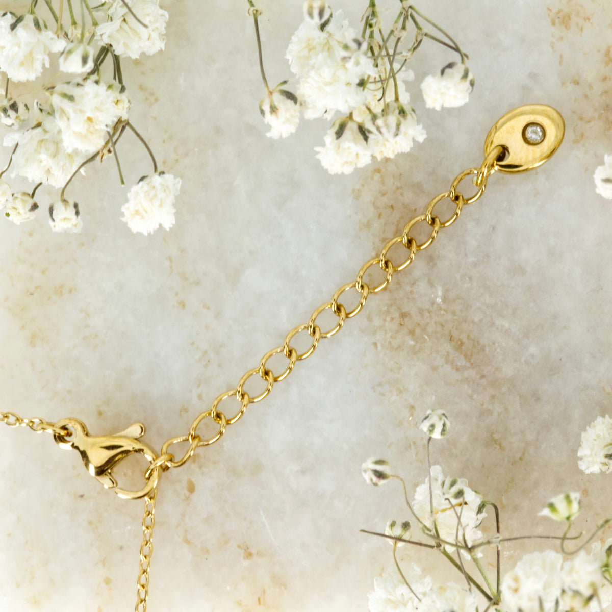 Gold Plated Cubic Zirconia Set Star Bracelet
