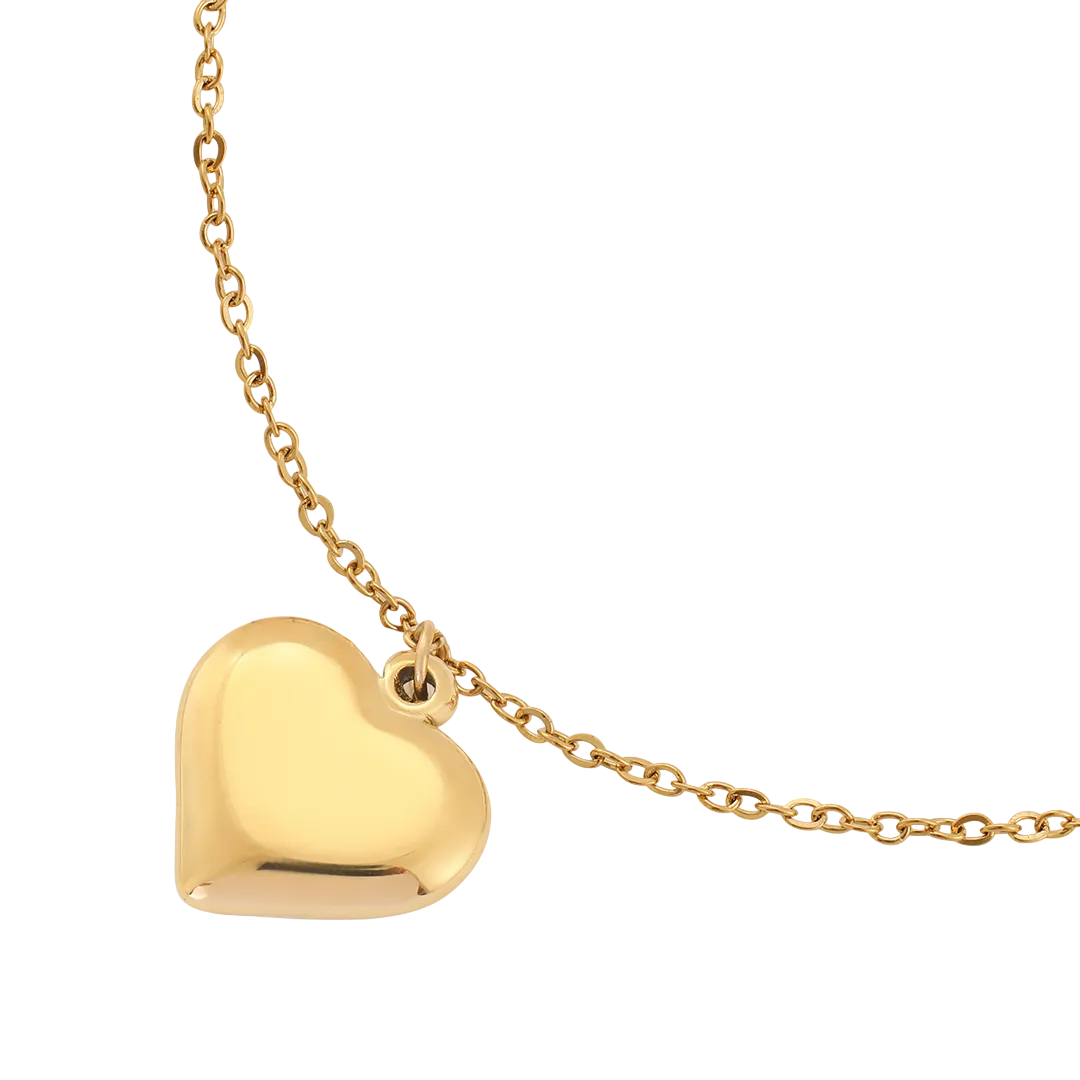Gold Plated Heart Bracelet