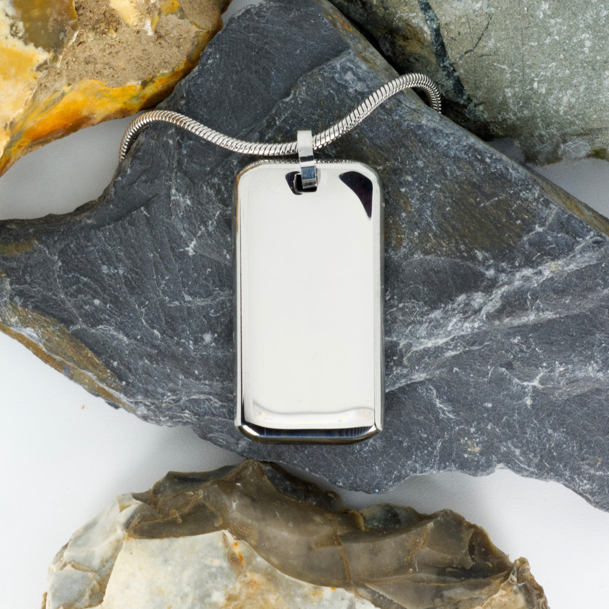 Stainless Steel Dog Tag Necklace