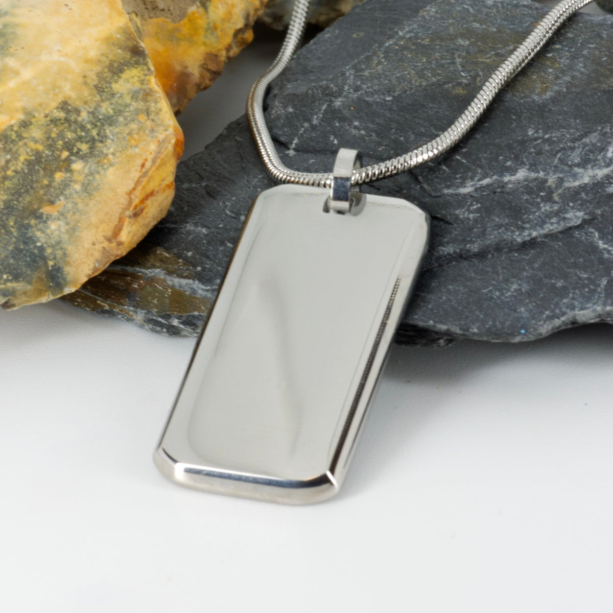 Stainless Steel Dog Tag Necklace